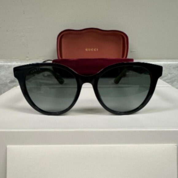 GUCCI | NEW | 0702SKN | 0702SKN - 004 | BLACK GREEN - RED | GRADIENT GREY - Picture 1 of 6